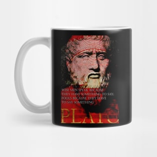 Plato Philosophical/Motivational Quote on Wisdom 1 Mug